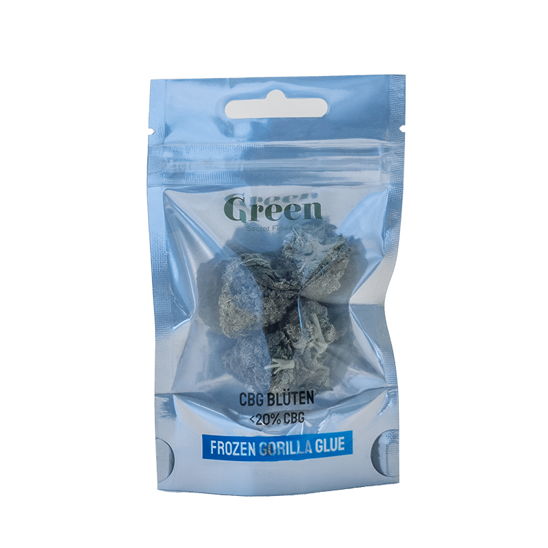 Frozen Gorilla Glue CBG Blüten 1g