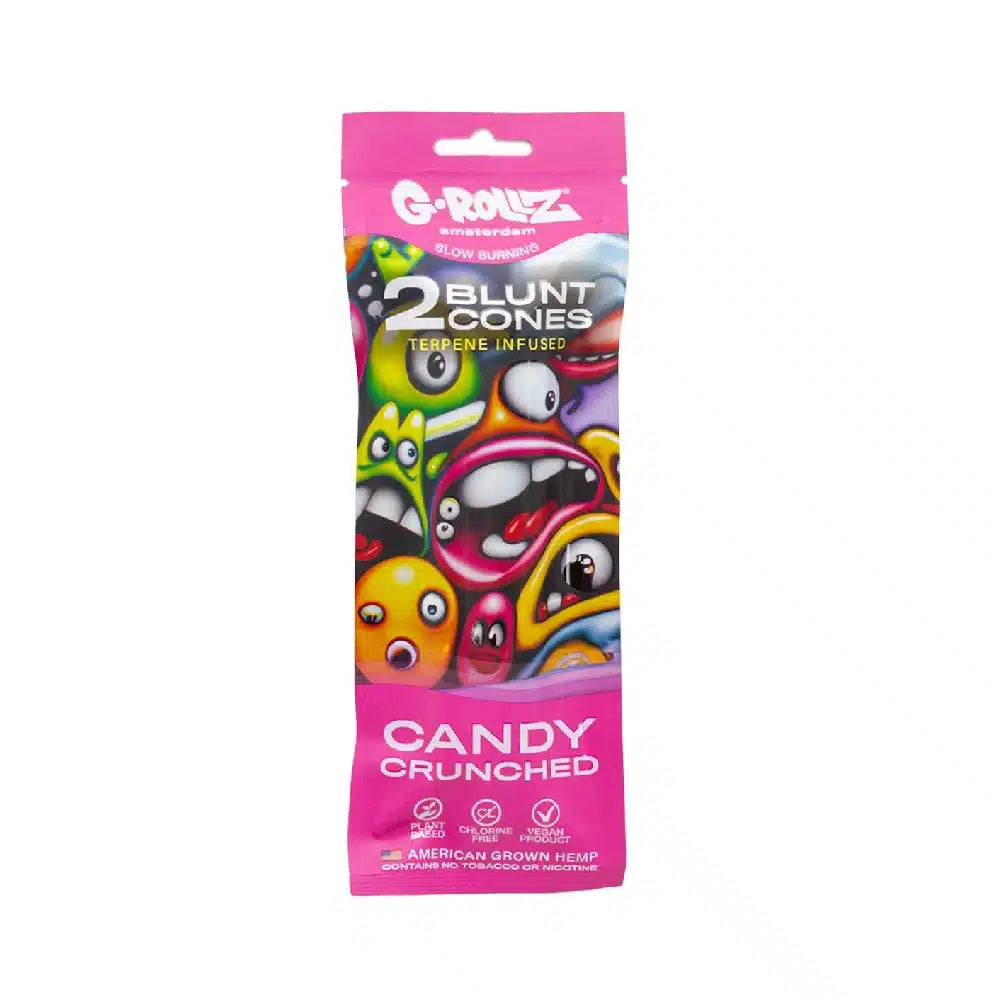 G-Rollz 2x Terpene Infused Hemp Cones - Candy Crunched