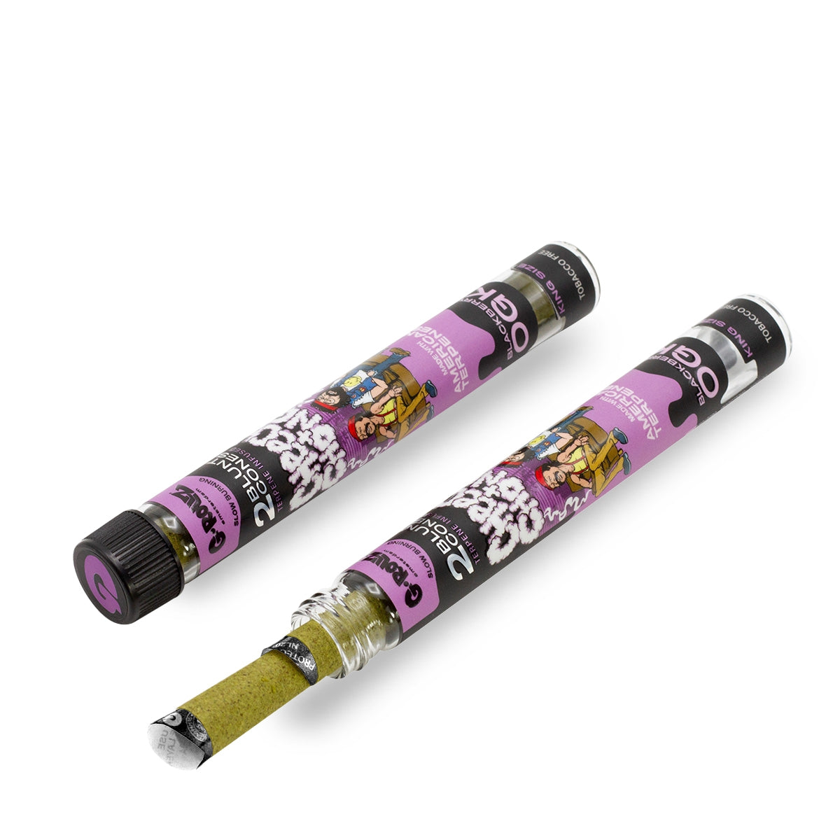 G-Rollz Cheech & Chong™ 2x Terpene Infused KS Blunt Cones - Blackberry OGK