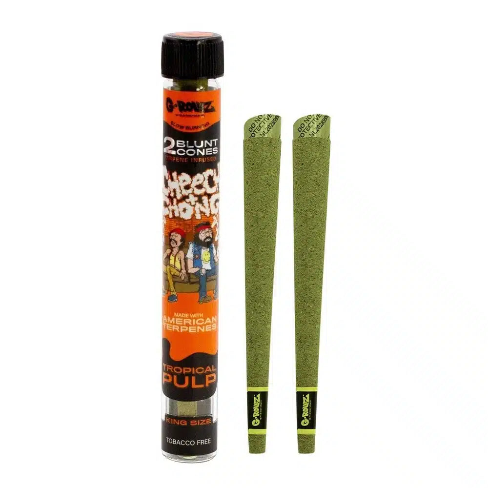 G-Rollz Cheech & Chong™ 2x Terpene Infused KS Blunt Cones - Tropical Pulp