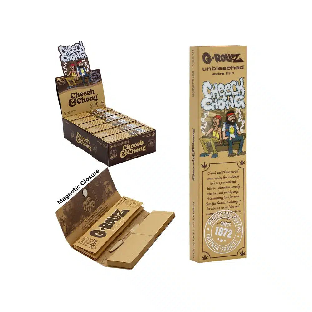 G-Rollz Cheech & Chong™ Sofa Unbleached KS Papers + Tips
