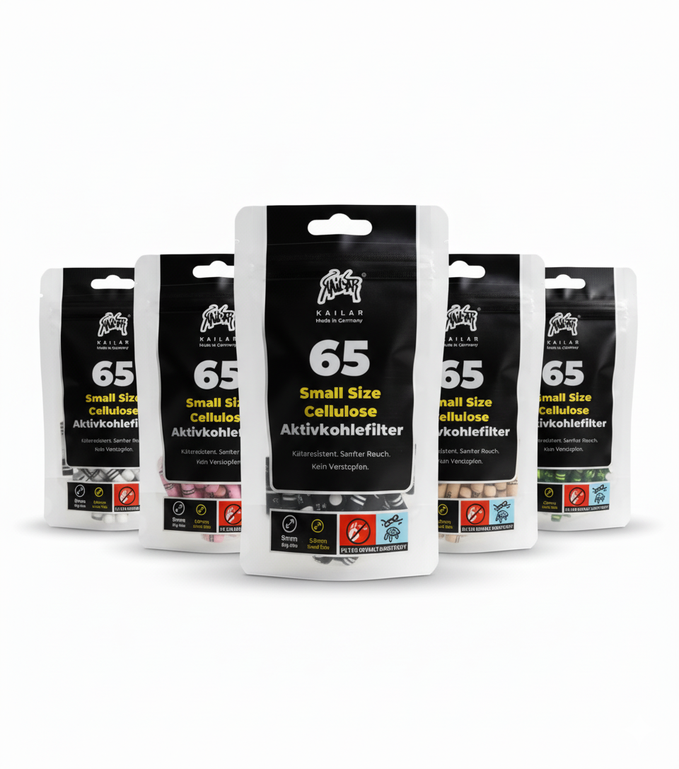 Aktivkohlefilter 65 Stück - 5,9mm