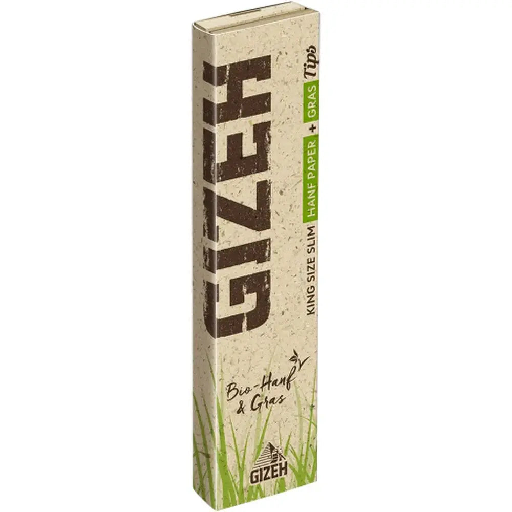Gizeh King Size Slim Hanf Papers + Tips