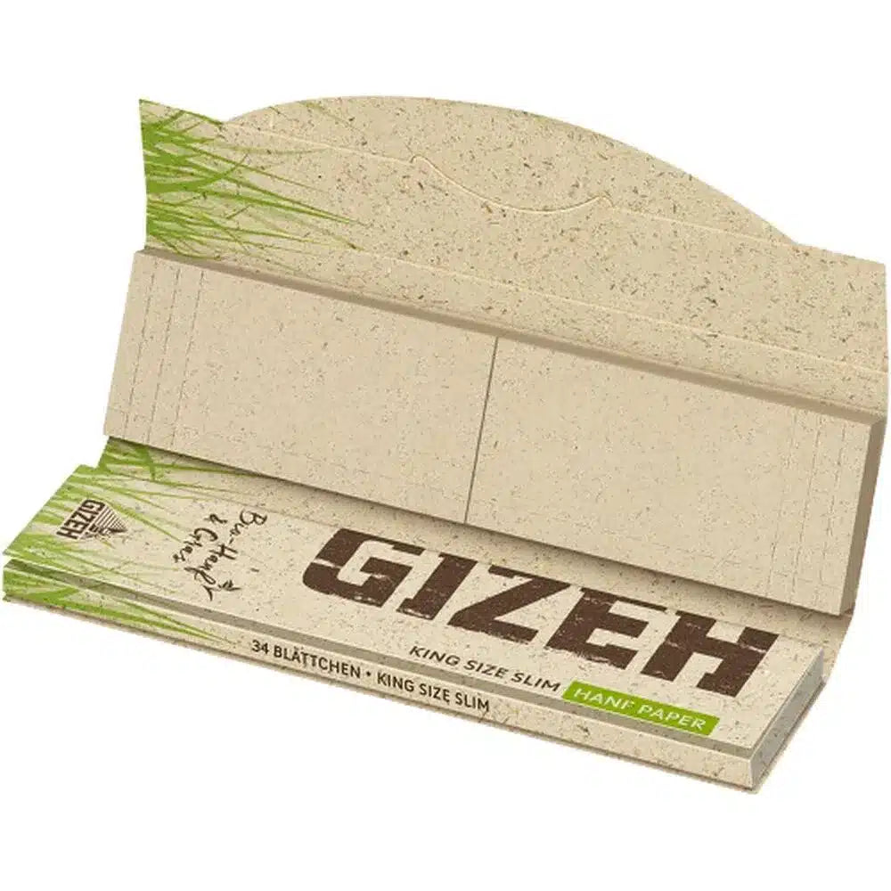 Gizeh King Size Slim Hanf Papers + Tips