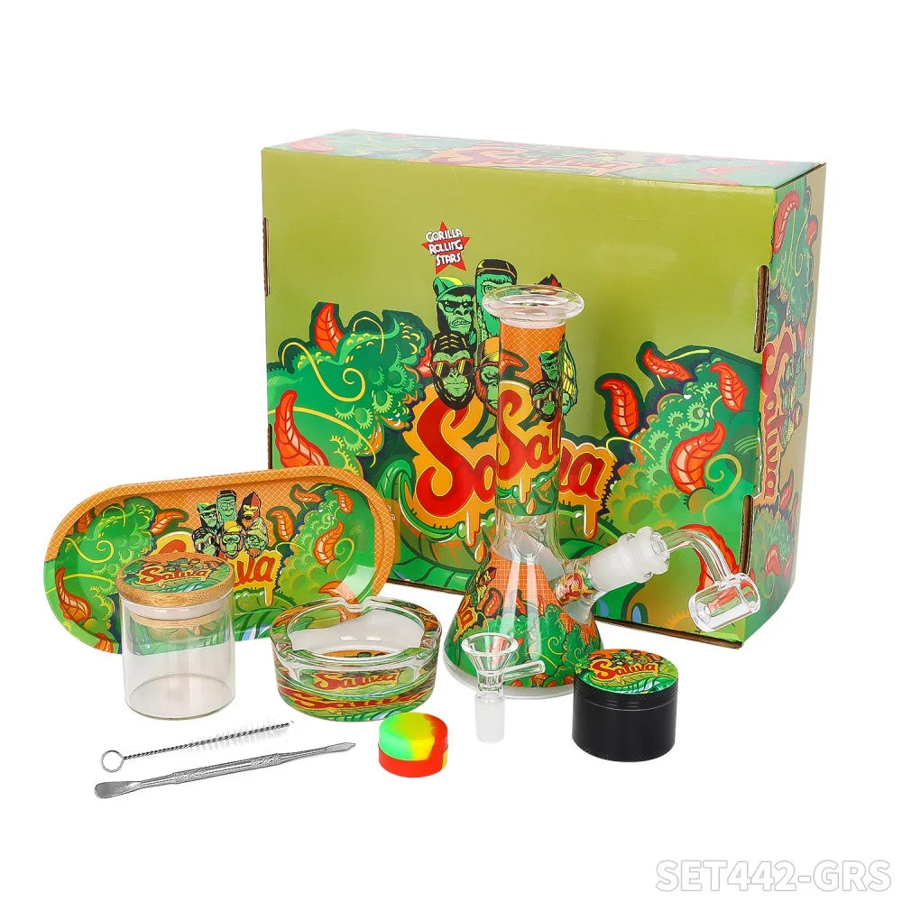 Gorilla Rolling Stars Bong Set