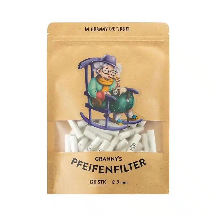 Pfeifenfilter Weiß 120er 9mm