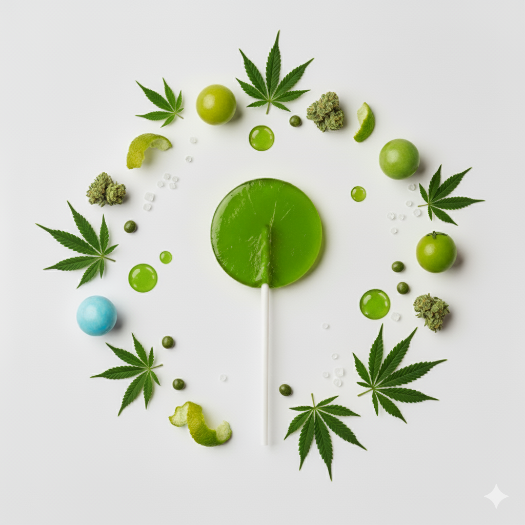 CBD Lolly Zuckerfrei Cannabis