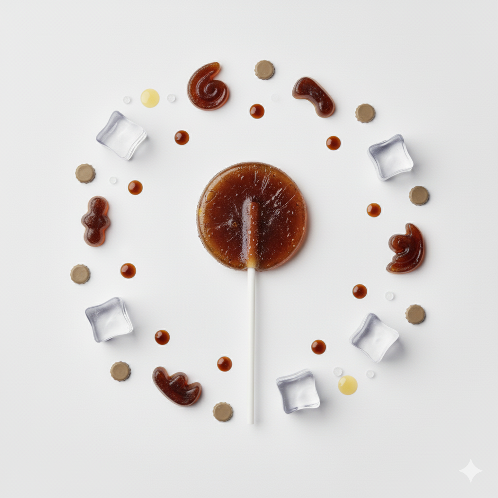 CBD Lolly Zuckerfrei Cola