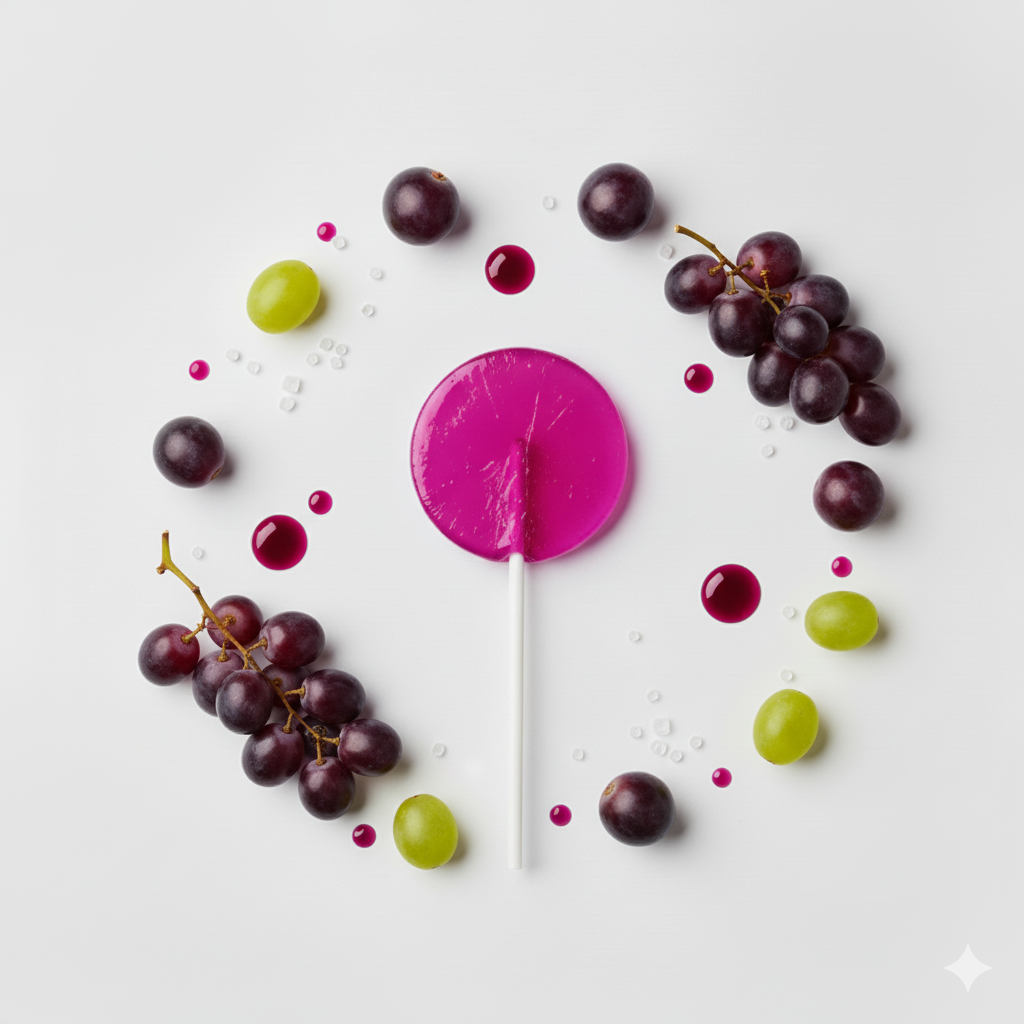 CBD Lolly Zuckerfrei Traube