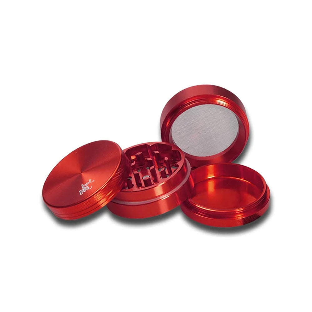 Alu-Grinder 4-tlg ø40mm Rot