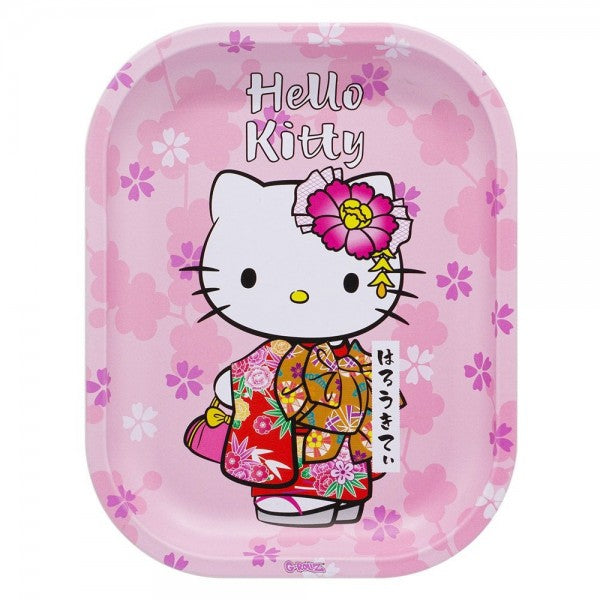 Hello Kitty Kimono Pink Rolling Tray S