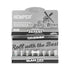 Kingsize Classic White Paper + 10mm Glass Tips