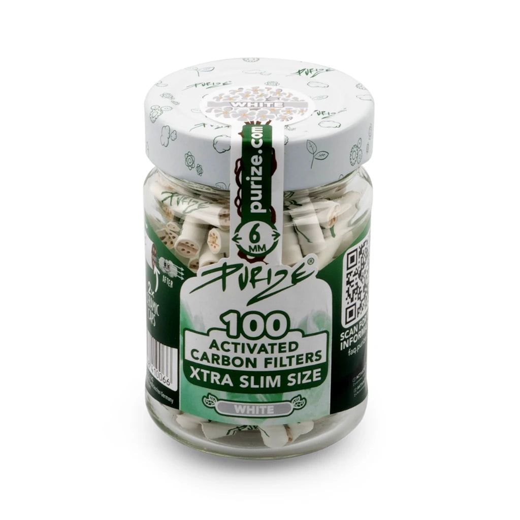 Aktivkohlefilter Xtra Slim Size 6mm + Upcycling Glas 100st