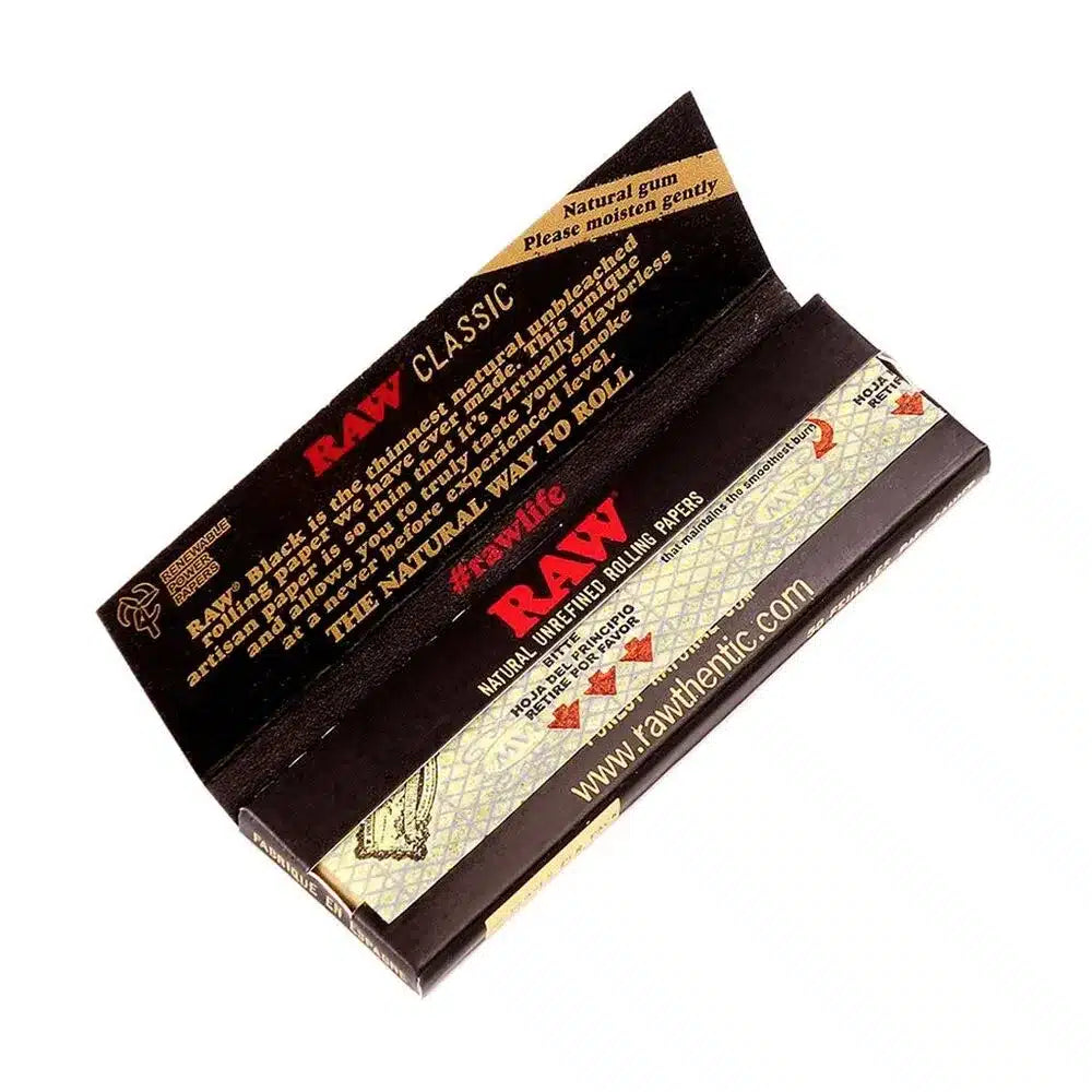 RAW Black Classic - Single Wide Papers