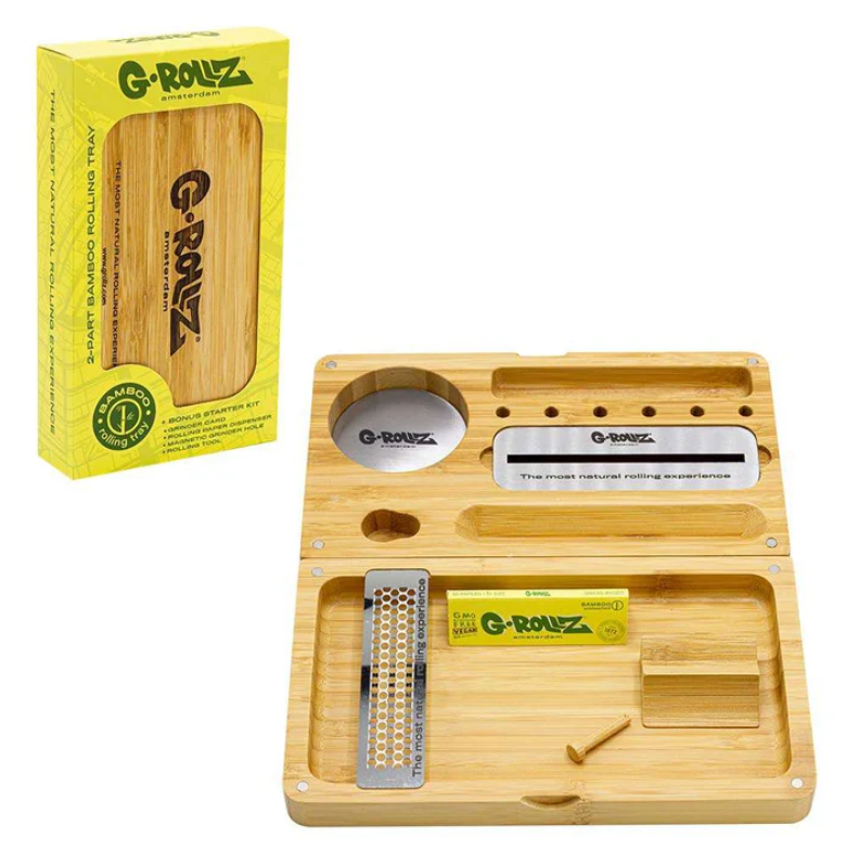 2-Part Bamboo Tray 22x25cm