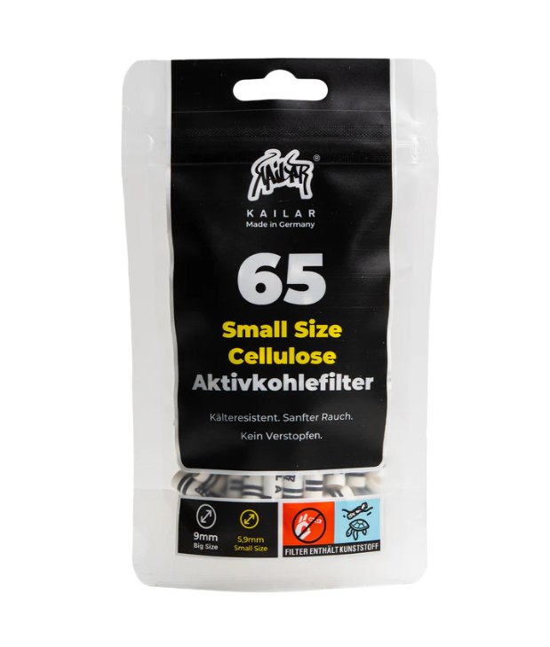 Aktivkohlefilter 65 Stück - 5,9mm
