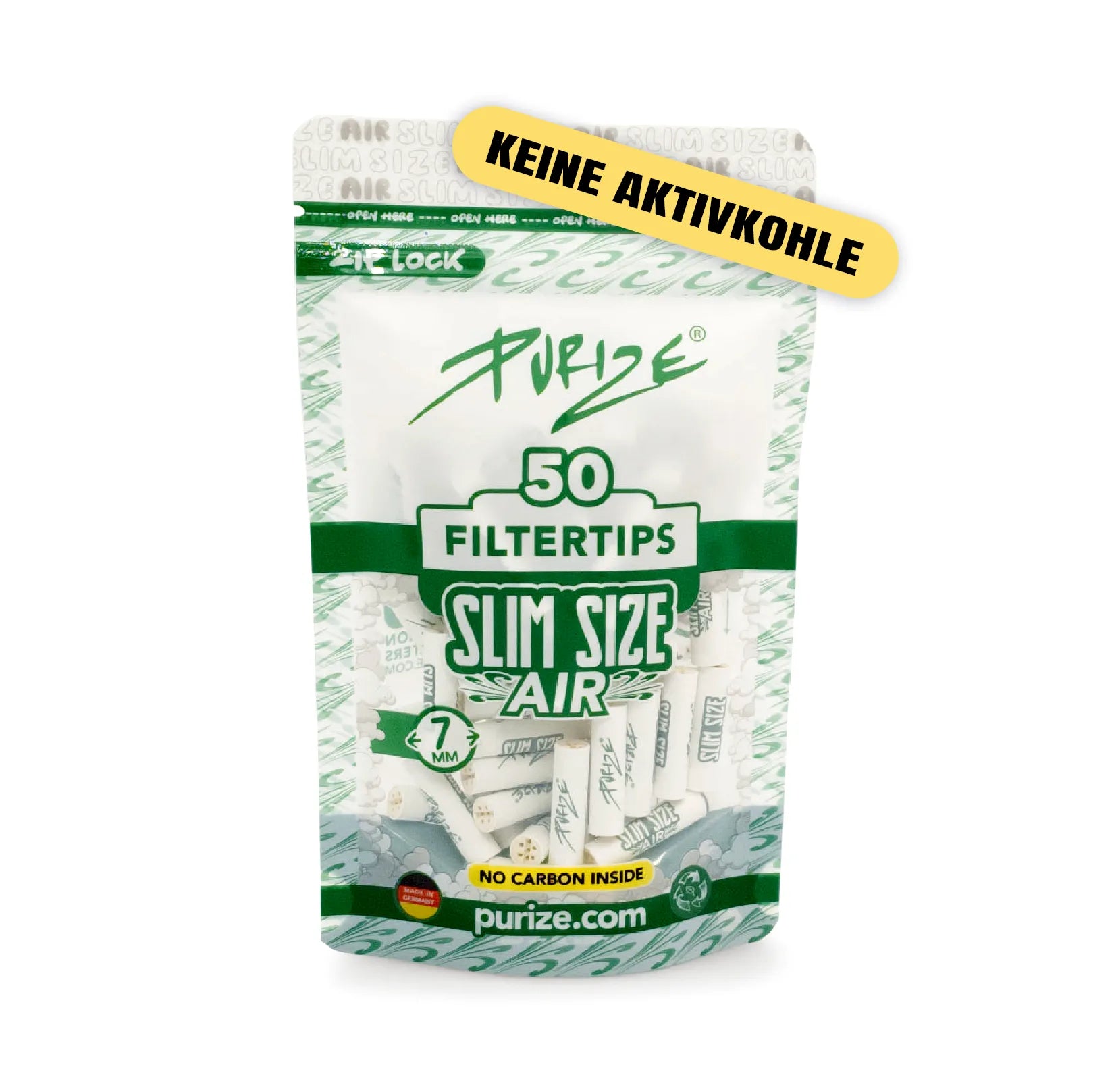 Slim Size Air Filtertips 7mm - 50er Pack