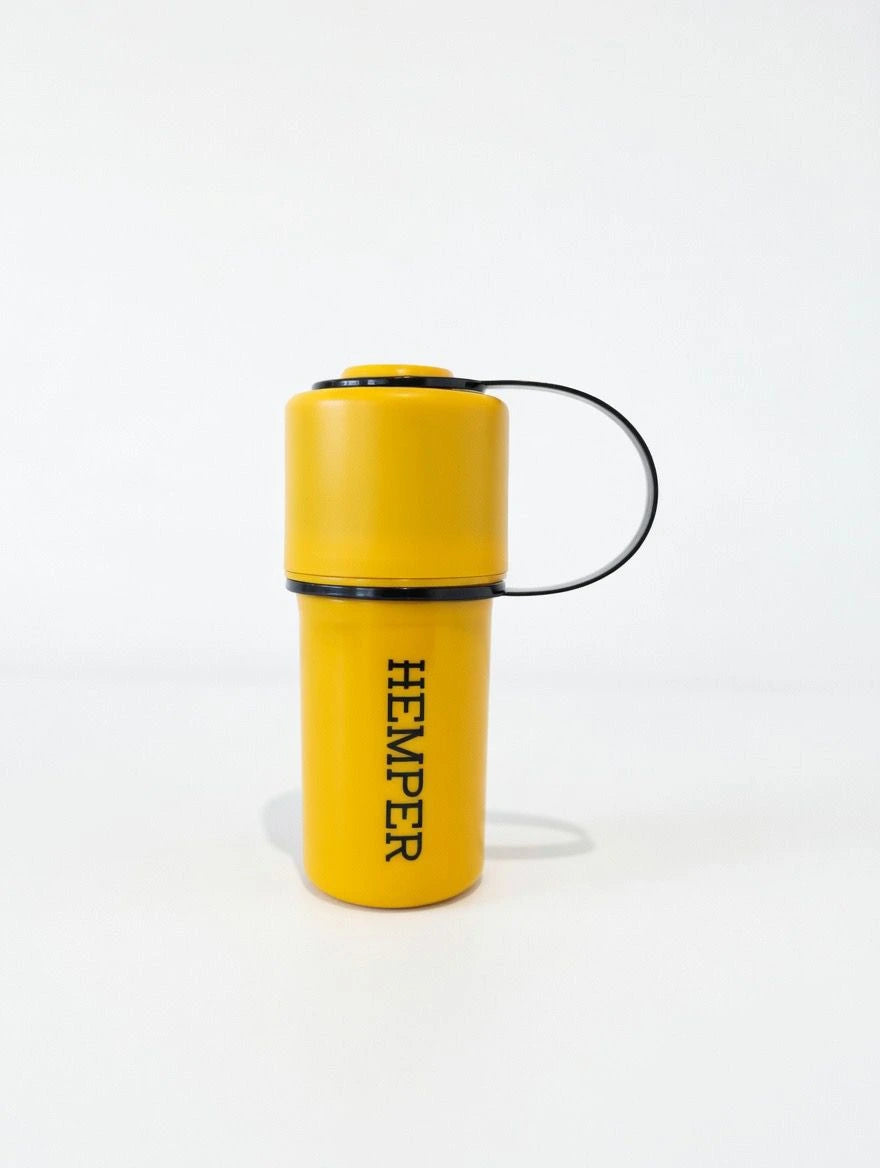 The Keeper 3-in-1 Grinder Storage System Gelb