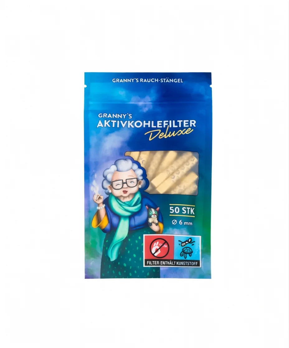 Aktivkohlefilter Omas Rauch-Stängel 50st - 6mm