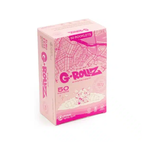 G-Rollz Amsterdam Lightly Dyed Pink 1¼ Papers – Bild 3