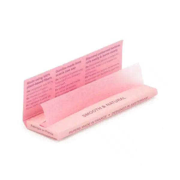 G-Rollz Amsterdam Lightly Dyed Pink 1¼ Papers – Bild 2