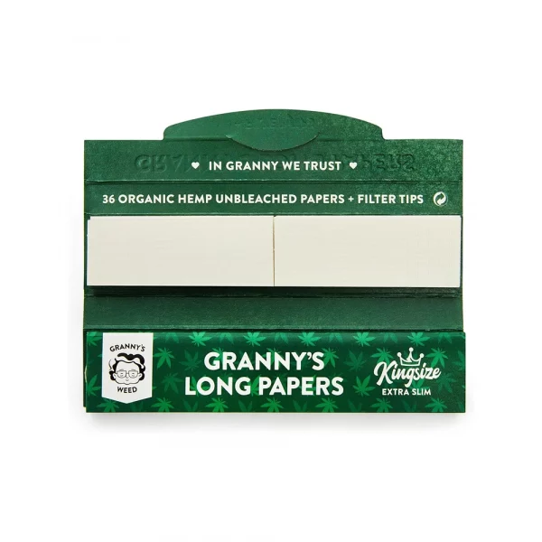 Granny's King Size Long Paper Extra Slim + Tips