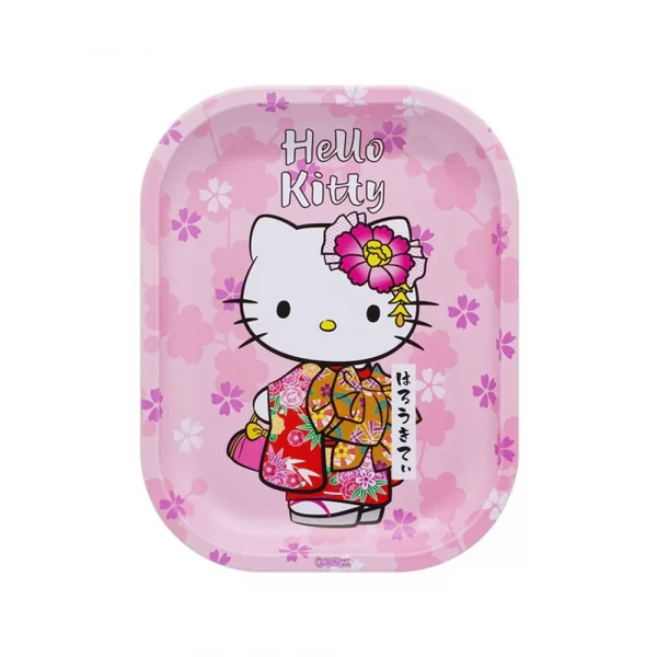 Hello Kitty Kimono Pink Rolling Tray S
