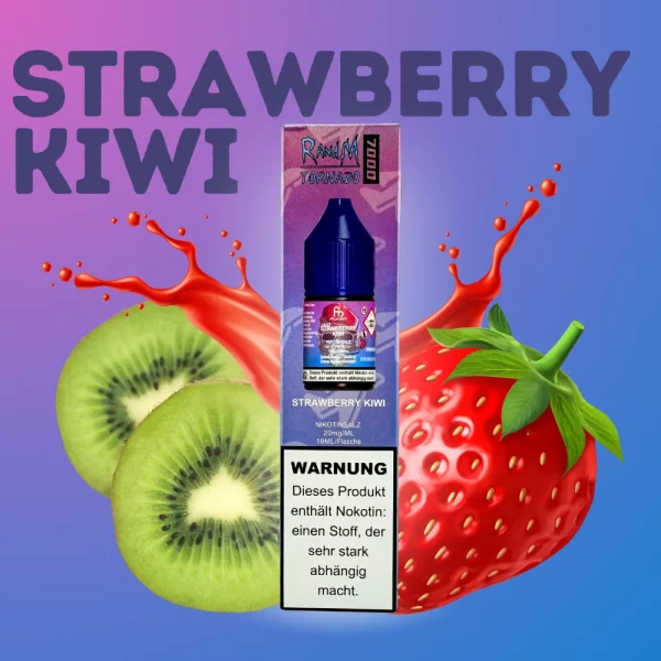 RandM Tornado 7000 Liquid 10ml Strawberry Kiwi