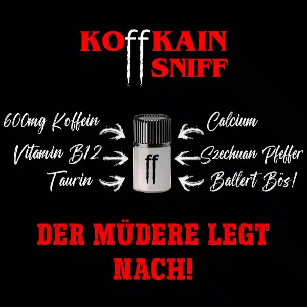 Koffkain Sniff 1g Koffein Pulver – Bild 3