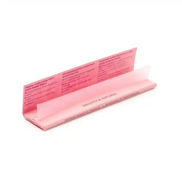 G-Rollz Amsterdam Lightly Dyed Pink KS Slim Papers – Bild 2