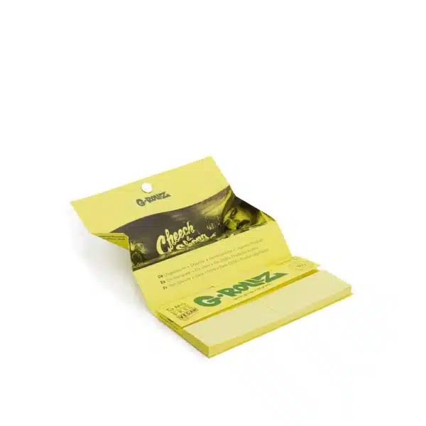 G-Rollz Cheech & Chong™ Classic Unbleached Bamboo KS Papers + Tips, Tray & Poker – Bild 2
