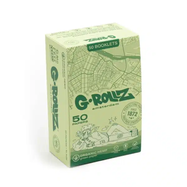 G-Rollz Amsterdam Organic Hemp Green 1¼ Papers – Bild 4