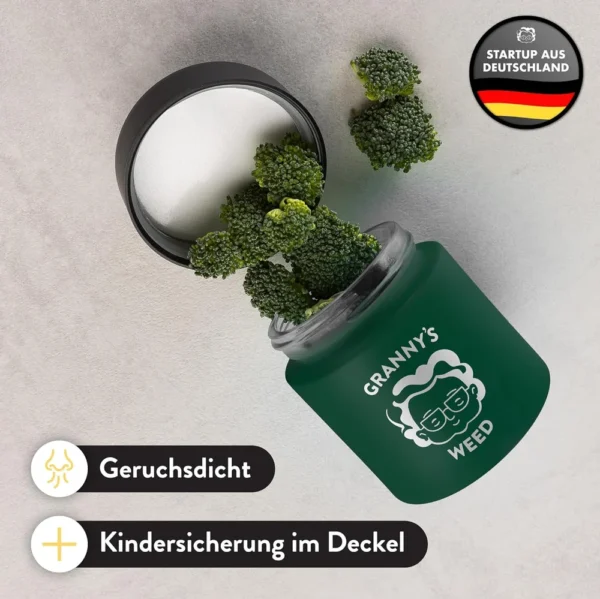 Granny's Premium Stash Jar Grün – Bild 3
