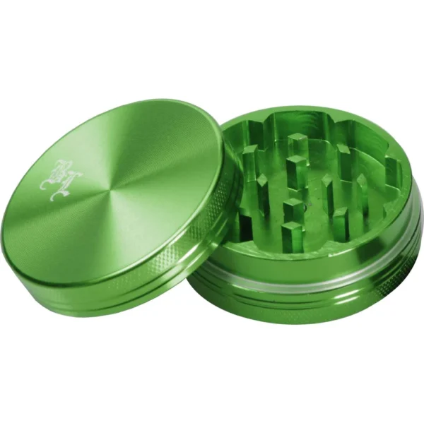 Black Leaf Alu-Grinder 2-teilig ø40mm Grün – Bild 2