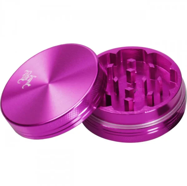 Black Leaf Alu-Grinder 2-teilig ø40mm Lila – Bild 2