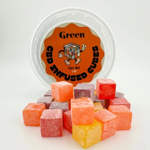 CBD Infused Cubes | 5mg Fruit Mix – Bild 2