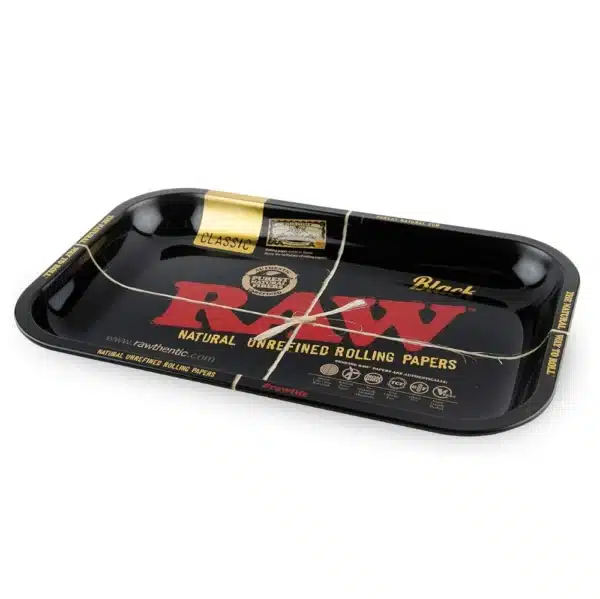RAW Black Metal Rolling Tray L – Bild 2