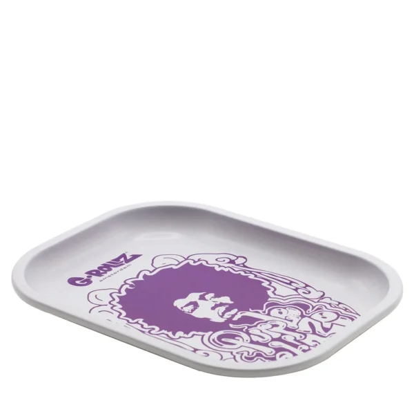 G-Rollz Purple Haze Weiß Rolling Tray S – Bild 2