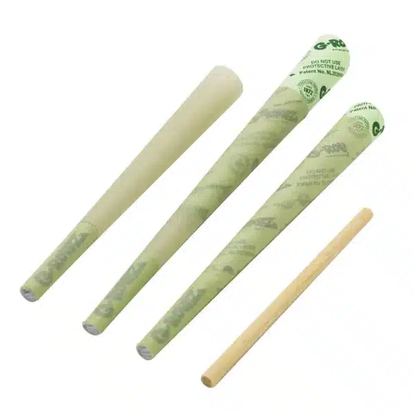 G-Rollz Colossal Dream Green Hemp KS Papers + Tips, Tray & Pocker – Bild 2