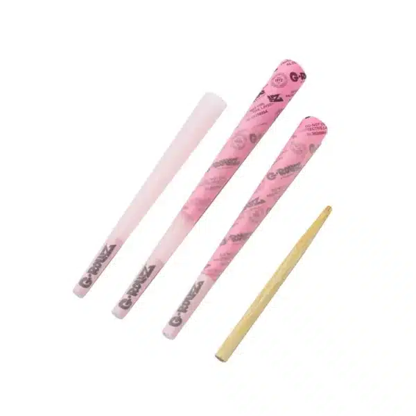 G-Rollz Banksy's Graffiti Thug for Life 6 Pre-Rolled 1¼ Cones Lightly Dyed Pink – Bild 3