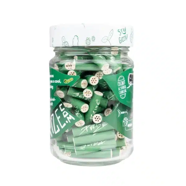 Purize Aktivkohlefilter 6mm Green 100 Stück + Upcycling Glas – Bild 2