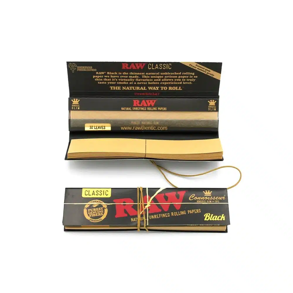 raw-black-connoisseur-papers-king-size-slim-tips online kaufen.webp