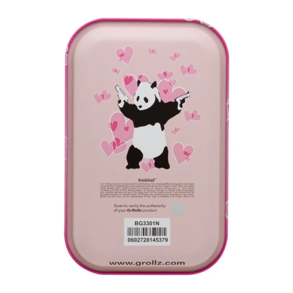 BG3301N-2 G-Rollz  Banksy's Graffiti Panda Gunnin Rolling Tray M online kaufen.webp
