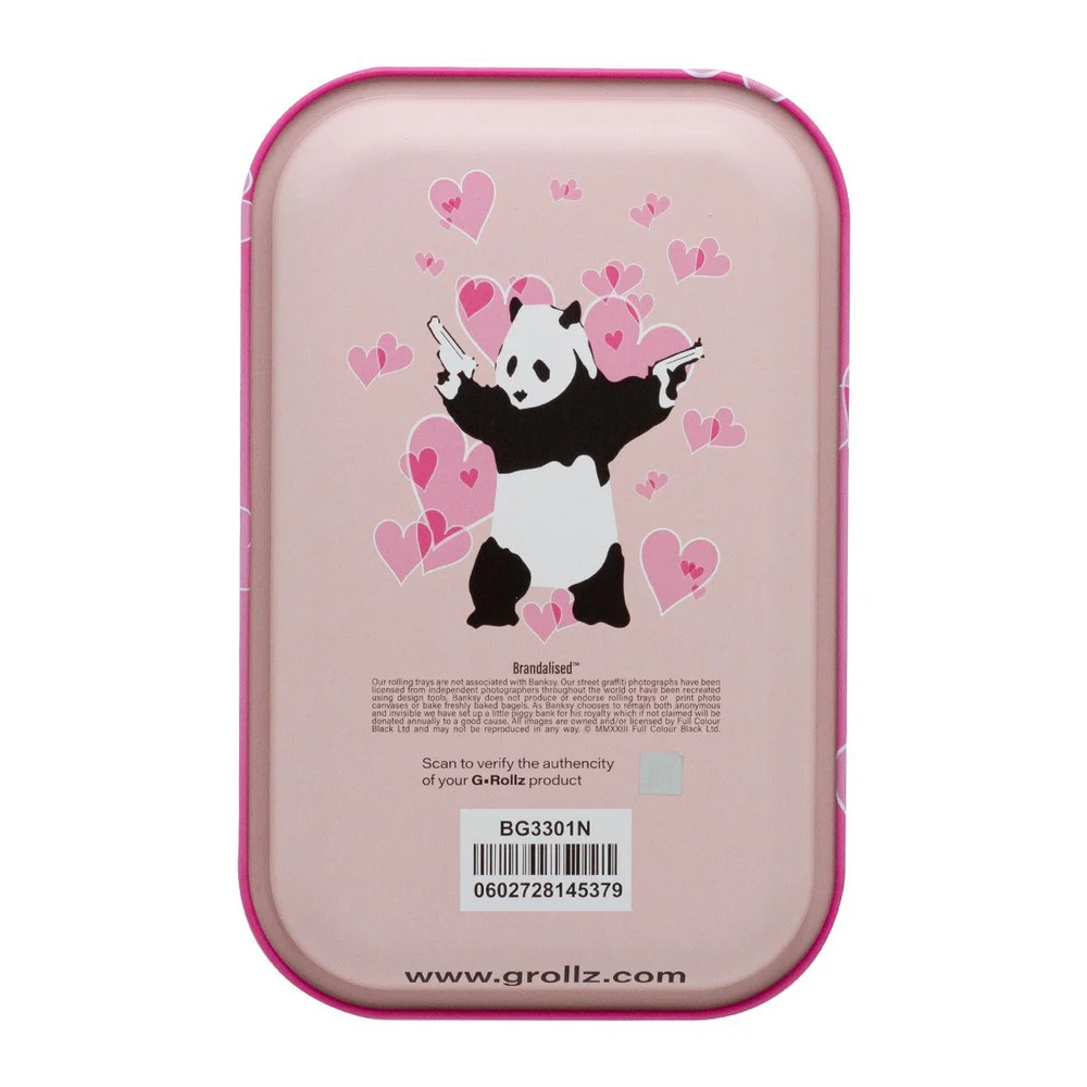 BG3301N-2 G-Rollz  Banksy's Graffiti Panda Gunnin Rolling Tray M online kaufen.webp