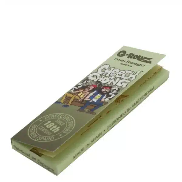 G-Rollz  Cheech & Chong(TM) 'Couch' - Medicago Sativa Extra Thin -50 '1¼' Papers (2).webp